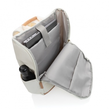 Logotrade Logogeschenke das Foto: Impact AWARE™ 16 oz. r recyceltem canvas 15" Laptop-Rucksack