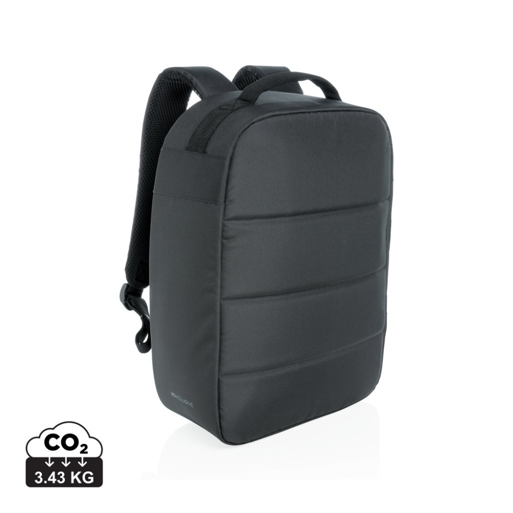 Logotrade Firmengeschenke das Foto: Impact AWARE™ RPET Anti-Diebstahl 15,6" Laptop-Rucksack