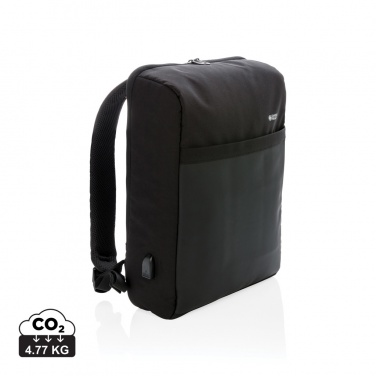 Logotrade Werbeartikel das Foto: Swiss Peak 15" Anti-Diebstahl RFID & USB Rucksack