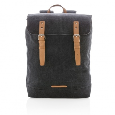 Logotrade Werbegeschenke das Foto: Canvas Laptop-Rucksack, PVC-frei