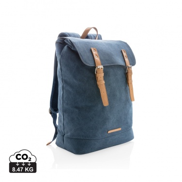 Logotrade Logogeschenke das Foto: Canvas Laptop-Rucksack, PVC-frei