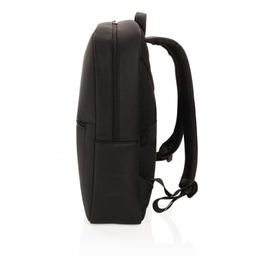 Logotrade Werbegeschenke das Foto: Swiss Peak Deluxe PU Laptop-Rucksack, PVC-frei