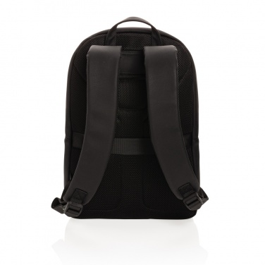 Logotrade werbemittel das Foto: Swiss Peak Deluxe PU Laptop-Rucksack, PVC-frei