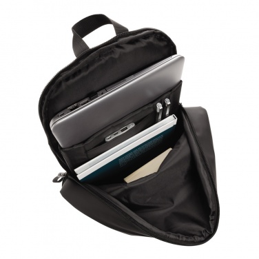 Logotrade werbemittel das Foto: Schicker PU 15.6" Laptop-Rucksack