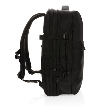 Logotrade Werbeartikel das Foto: Swiss Peak AWARE™ RPET 15.6" erweiterbarer Wochenendrucksack