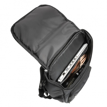 Logotrade Werbegeschenke das Foto: Swiss Peak AWARE™ RPET Voyager 15.6" Laptop Rucksack