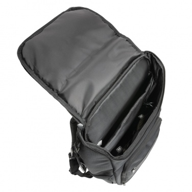 Logotrade Werbeartikel das Foto: Swiss Peak AWARE™ RPET Voyager 15.6" Laptop Rucksack