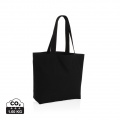 Impact Aware™ 240g/m² rcCanvas Shopper + Tasche, ungefärbt, Schwarz