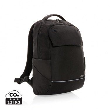 Logotrade Werbeartikel das Foto: Swiss Peak Brooke AWARE™ 15,6" Laptop-Rucksack aus rPET