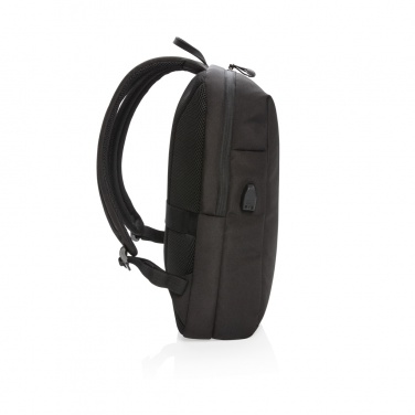 Logotrade Werbeartikel das Foto: Swiss Peak AWARE™ RFID und USB A-Laptop-Rucksack