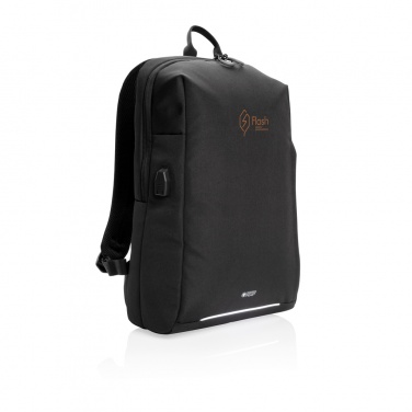 Logotrade Werbeartikel das Foto: Swiss Peak AWARE™ RFID und USB A-Laptop-Rucksack