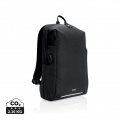 Swiss Peak AWARE™ RFID und USB A-Laptop-Rucksack, Schwarz