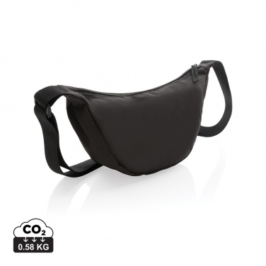 Logotrade Firmengeschenke das Foto: Crescent AWARE™ RPET Half-Moon Sling Tasche