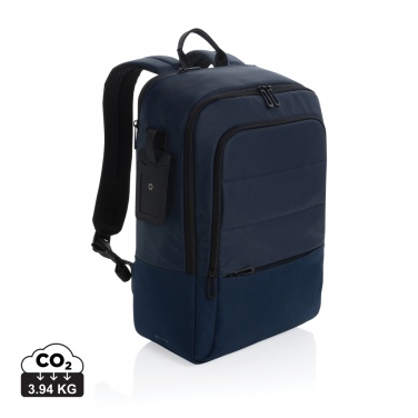 Logotrade Werbeartikel das Foto: Armond AWARE™ RPET 15.6" Deluxe Laptop-Rucksack