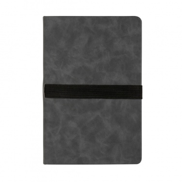 Logotrade Werbegeschenke das Foto: Deluxe Hardcover PU Notizbuch mit Handy- und Stiftehalter