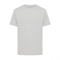 Iqoniq Kakadu relaxed T-Shirt aus recycelter Baumwolle, grau meliert