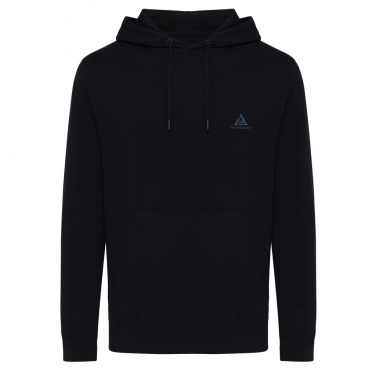 Logotrade Werbeartikel das Foto: Iqoniq Rila Lightweight Hoodie aus recycelter Baumwolle