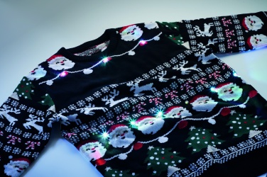 : Weihnachts-LED-Pullover L/XL