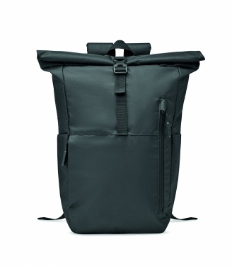 Logotrade Werbegeschenke das Foto: Rolltop-Rucksack 300D RPET