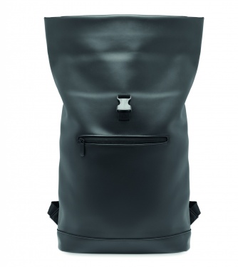 Logotrade Werbegeschenke das Foto: 15" Rolltop-Rucksack PU