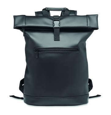 Logotrade Logogeschenke das Foto: 15" Rolltop-Rucksack PU