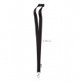 Lanyard RPET 20mm, Schwarz