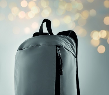 Logotrade Werbeartikel das Foto: Reflektierender Rucksack 600D