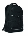 Rucksack 600D RPET, Schwarz