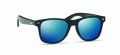 Sonnenbrille mit Bambus, Blau