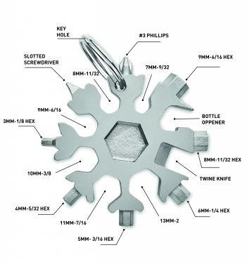 Logotrade Werbegeschenke das Foto: Multitool aus Edelstahl