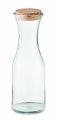 Karaffe aus recyceltem Glas 1L, Transparent