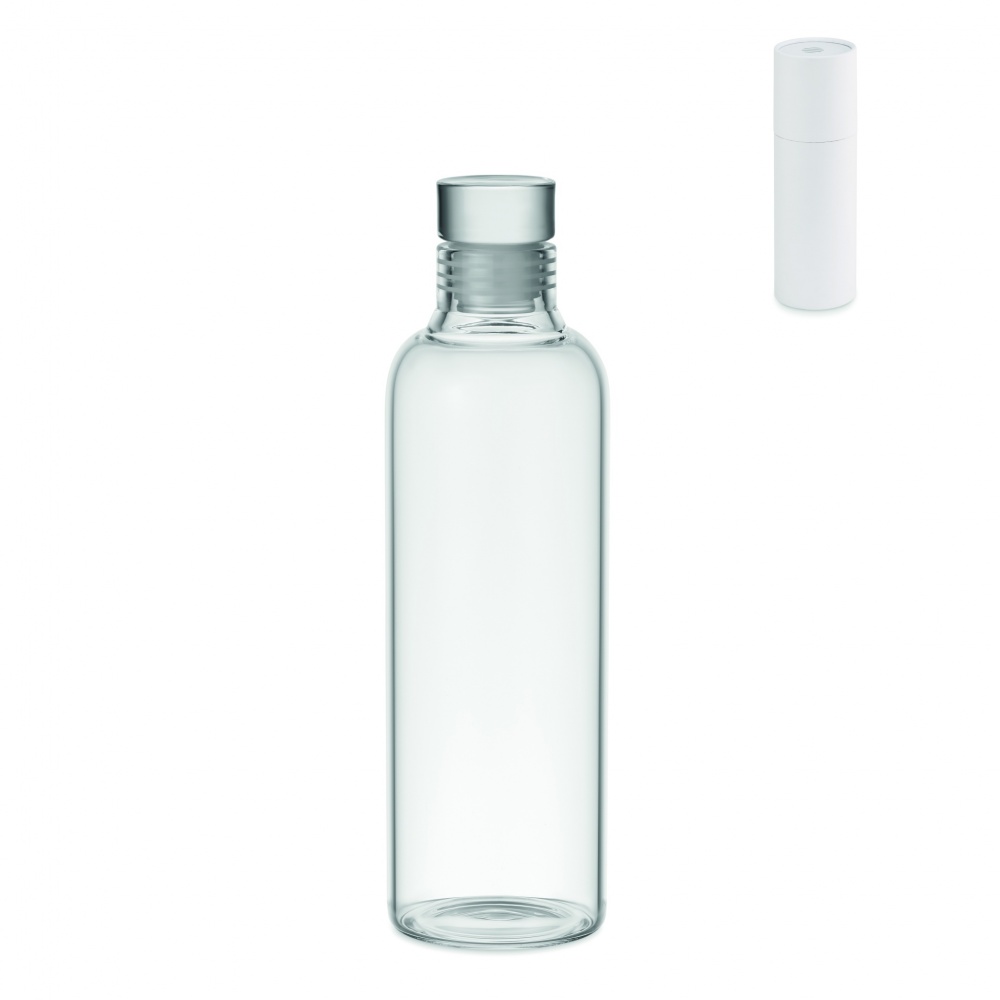 Logotrade werbemittel das Foto: Flasche Borosilikatglas 500 ml