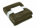 RPET-Flanell Fleece-Decke, Erde