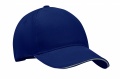 Baseball Kappe 5 Panels, Blau/Grau