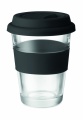 Glas Becher 350 ml, Schwarz