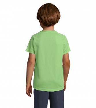 Logotrade Werbeartikel das Foto: SPORTY KINDERT-SHIRT 140g