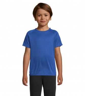 Logotrade Firmengeschenke das Foto: SPORTY KINDERT-SHIRT 140g