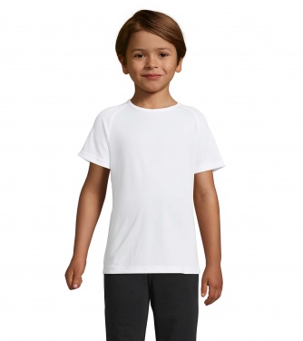 Logotrade Logogeschenke das Foto: SPORTY KINDERT-SHIRT 140g