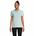 PLANET WOMEN Polo 170g, Arktisches Blau