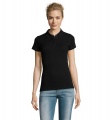 PERFECT DAMEN POLO 180g, Schwarz