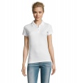 PERFECT DAMEN POLO 180g, Weiß