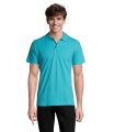 SPRING II MEN Polo 210g, Atoll Blau