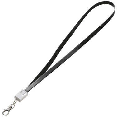 Logotrade Werbeartikel das Foto: Lanyard mit USB-Kabel LE PORT