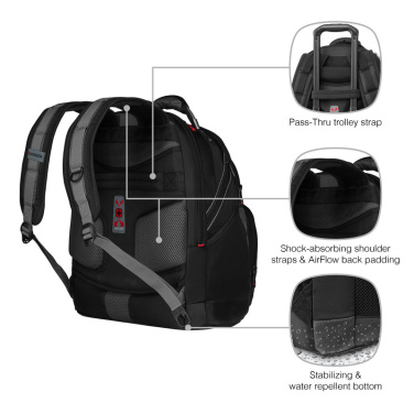 Logotrade Geschäftsgeschenke das Foto: Rucksack Wenger Synergy 16''