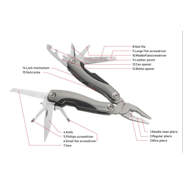 Logotrade werbemittel das Foto: Multitool ARMADOR NEU Schwarz Schwarzwolf