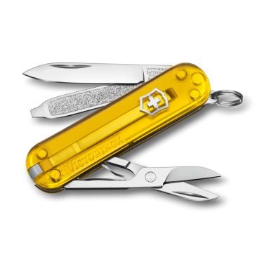 Logotrade Werbeartikel das Foto: Taschenmesser Classic SD transparent Victorinox