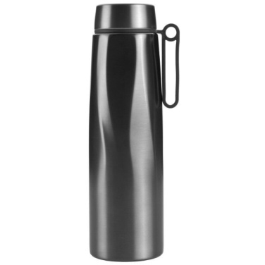 Logotrade werbemittel das Foto: Thermoflasche NIKKO 500 ml Schwarzwolf