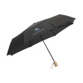 Mini-Regenschirm RCS RPET faltbarer Regenschirm 21 Zoll, Schwarz