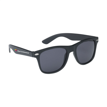 Logotrade Werbegeschenke das Foto: Sonnenbrille Malibu Matt Black