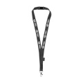 Sicherheits-Lanyard RPET 2 cm, Schwarz